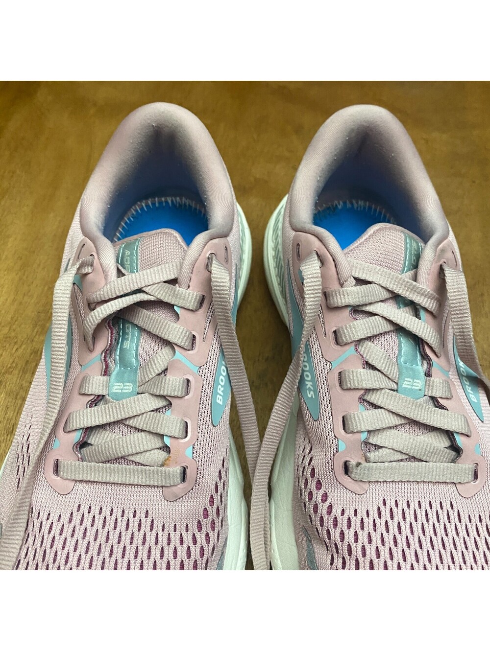 Brooks Adrenaline GTS 23 Running Shoes Women Sz 7.5 Pink 1203811B667 *No Insoles - Picture 10 of 15